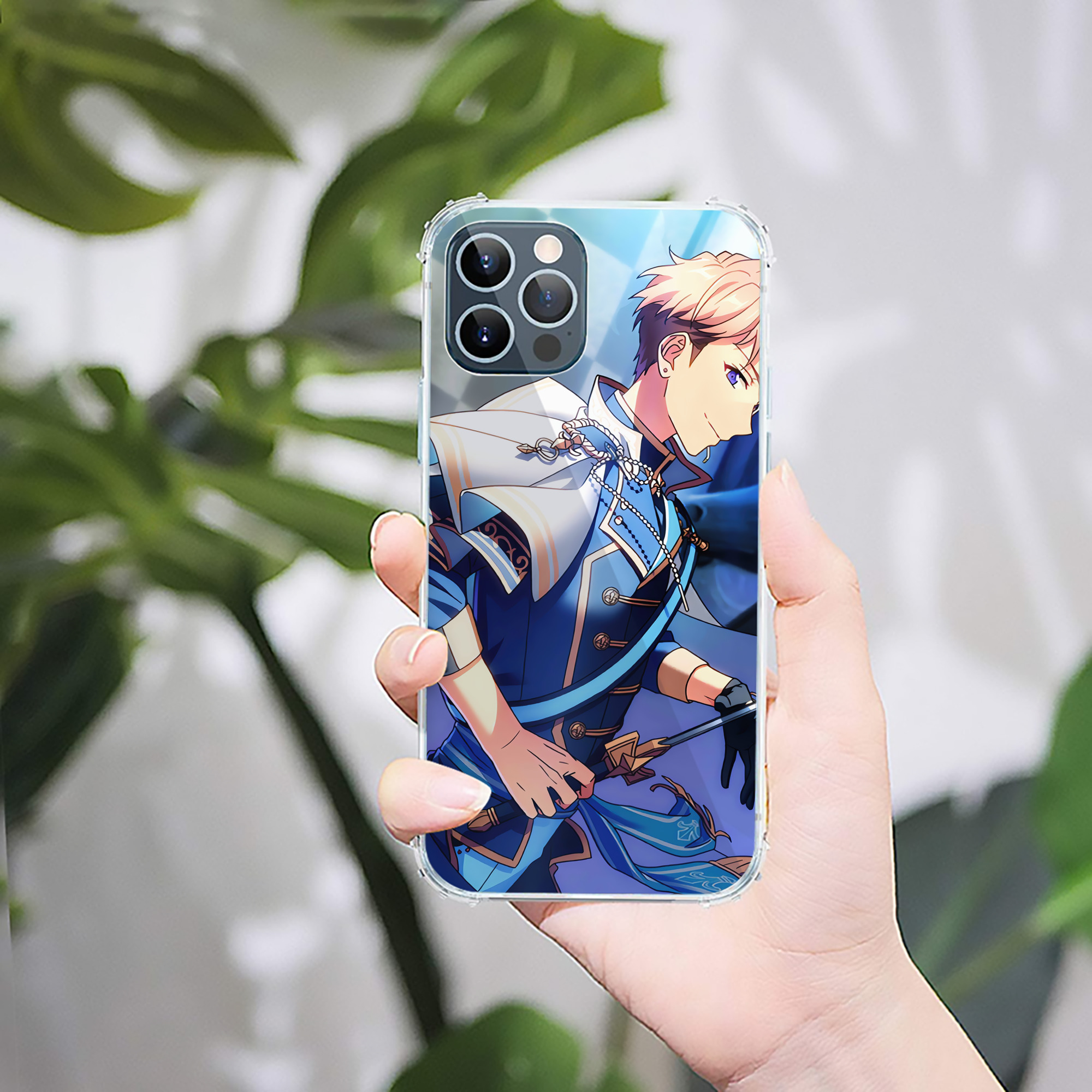 （画像用） あんさんぶるスターズ! Ensemble Stars 【iPhone 12シリーズ対応】透明スマホケース（クリアソフトケース）